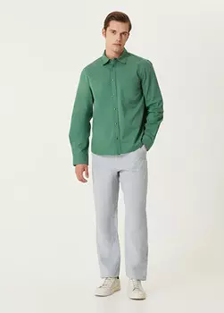 Льняные брюки Pixel с кулиской на талии Zadig&Voltaire, голубой