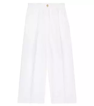 Льняные брюки Polo Ralph Lauren, белый