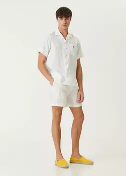 Льняные брюки Polo Ralph Lauren, белый