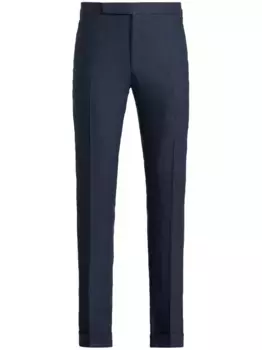 Льняные брюки Ralph Lauren Purple Label, синий