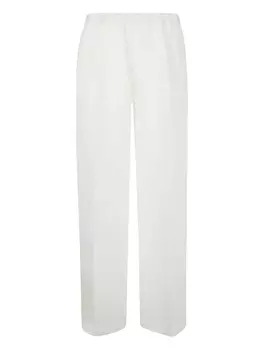 Льняные брюки Semicouture, белый