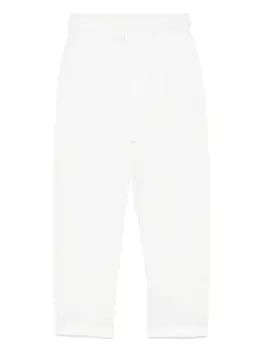 Льняные брюки Semicouture, белый