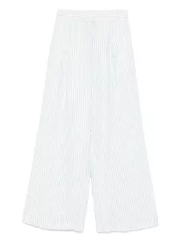 Льняные брюки Semicouture, синий