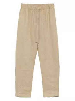 Льняные брюки Semicouture, зеленый