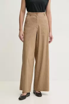 Льняные брюки Sessun, бежевый
