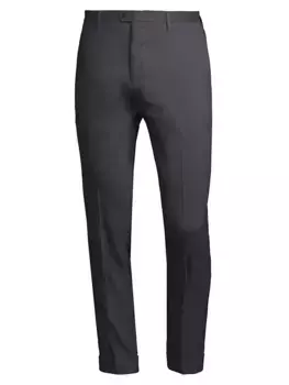 Льняные брюки Sutton Club Monaco, синий