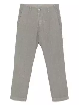 Льняные брюки Transit, серый