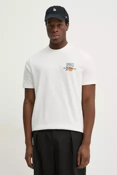 Льняные брюки United Colors Of Benetton, розовый