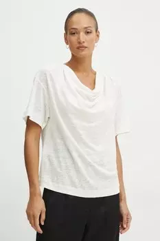 Льняные брюки United Colors Of Benetton, синий