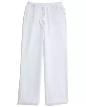 Льняные брюки Vineyard Vines, белый