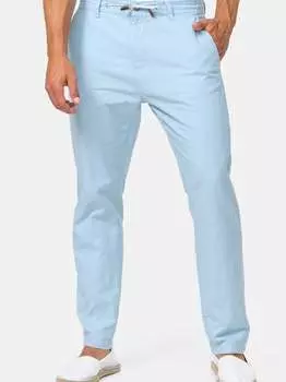 Льняные брюки венето Indicode, синий