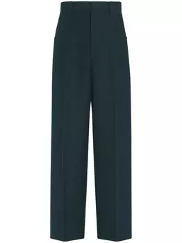 Льняные брюки Zegna, синий