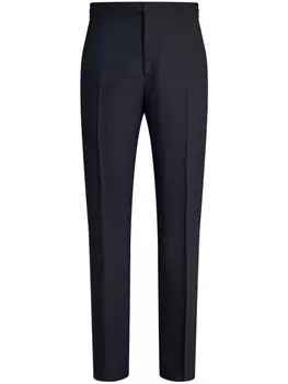 Льняные брюки Zegna, синий