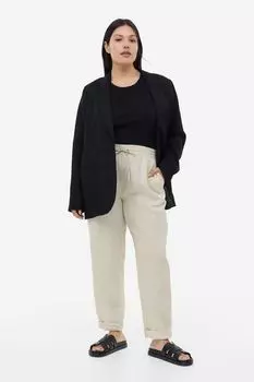 Льняные джоггеры H&M