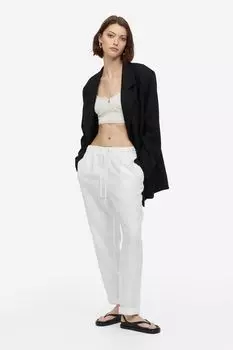 Льняные джоггеры H&M