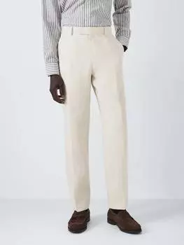 Льняные костюмные брюки lenham обычного покроя John Lewis, цвет Stone