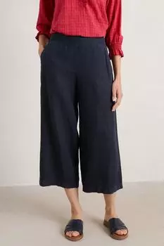 Льняные кюлоты En Plein Air Seasalt Cornwall, синий