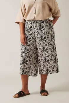 Льняные кюлоты Evans, черный