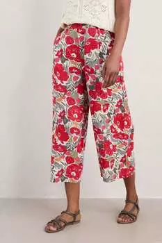 Льняные кюлоты Petite Multi Peace Haven Seasalt Cornwall, черный