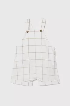 Льняные рампы для детей United Colors of Benetton, бежевый