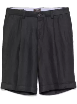 Льняные шорты-бермуды Peserico, синий