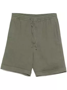 Льняные шорты Canali, зеленый