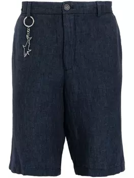 Льняные шорты-чиносы Paul & Shark, синий