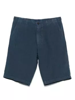 Льняные шорты Corneliani, синий