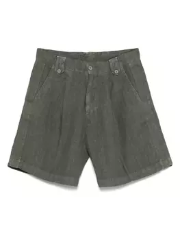 Льняные шорты Costumein, зеленый