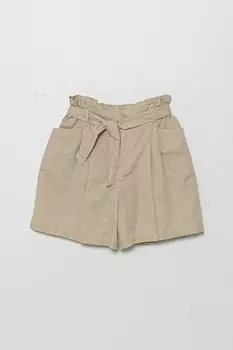 Льняные шорты для детей United Colors Of Benetton, бежевый