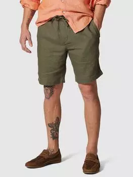 Льняные шорты для отдыха 9 дюймов Rodd & Gunn, оливковое