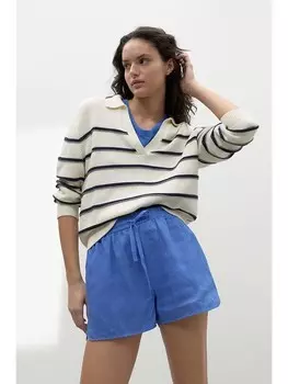 Льняные шорты Ecoalf, синий