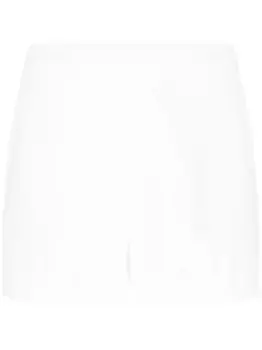 Льняные шорты Flat Front POLO RALPH LAUREN, белый