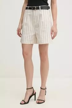Льняные шорты Henar Pepe Jeans, бежевый