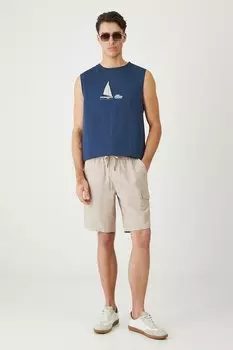 Льняные шорты Medicine, бежевый