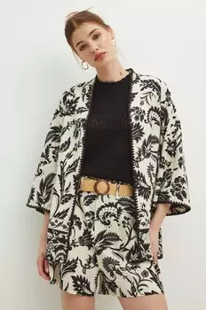 Льняные шорты Medicine, бежевый