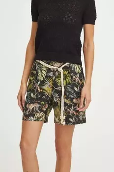 Льняные шорты Medicine, черный