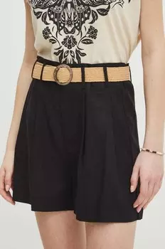 Льняные шорты Medicine, черный