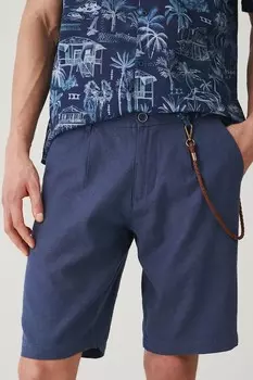 Льняные шорты Medicine, темно-синий