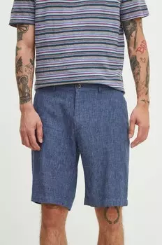 Льняные шорты Medicine, темно-синий