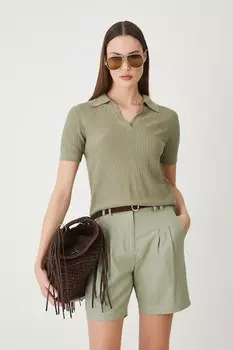 Льняные шорты Medicine, зеленый