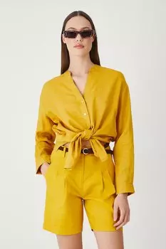 Льняные шорты Medicine, желтый