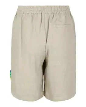 Льняные шорты Mi Embro Off-White, бежевый