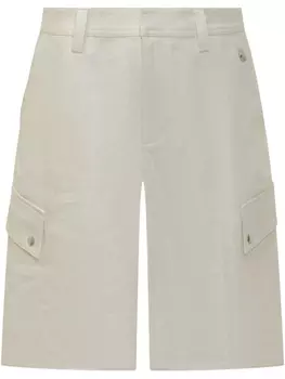 Льняные шорты Off-White, белый