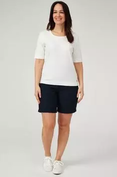 Льняные шорты Penny Plain, темно-синий