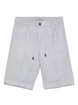 Льняные шорты Peserico, синий