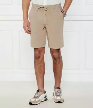 Льняные шорты Regular fit Aeronautica Militare, желтый