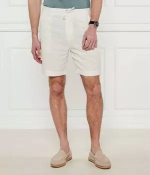 Льняные шорты Regular fit Guess Jeans, экрю