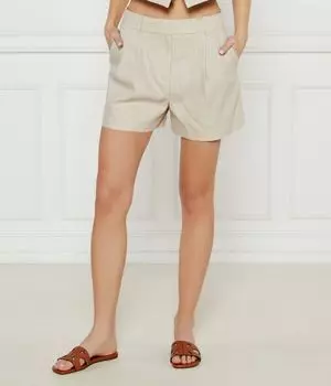 Льняные шорты Regular fit Michael Kors, желтый