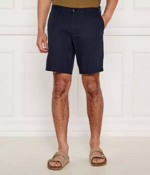 Льняные шорты Regular fit Michael Kors, синий